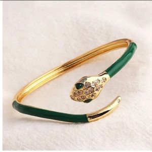 Snake cuff bracelet